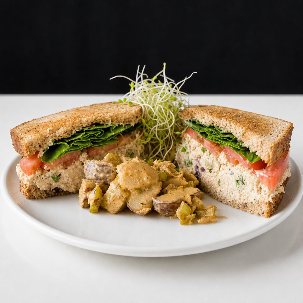 Cranberry Chicken Salad Sandwich.