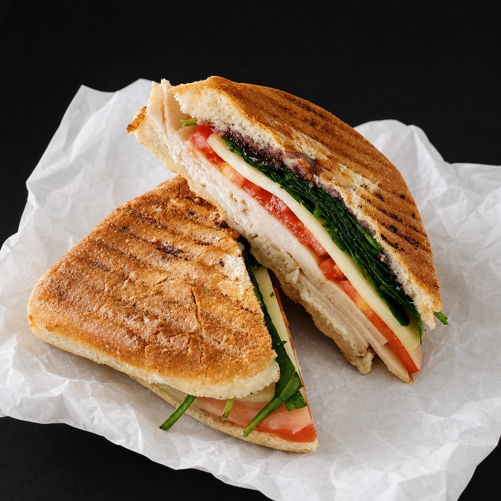 Turkey Torta Sandwich.