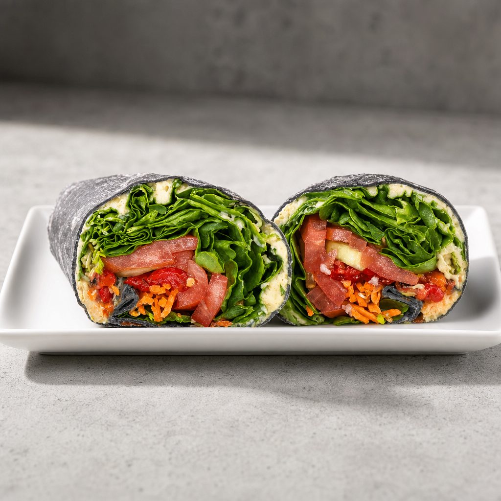 Veggie Wrap Sandwich.